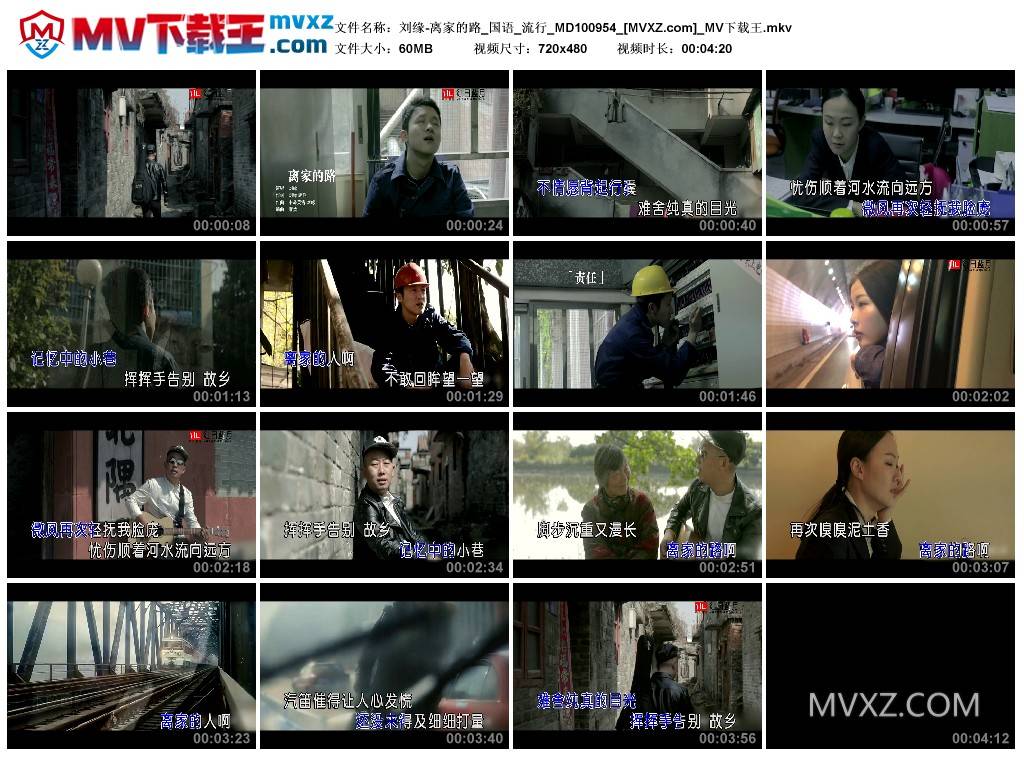 刘缘-离家的路_国语_流行_MD100954